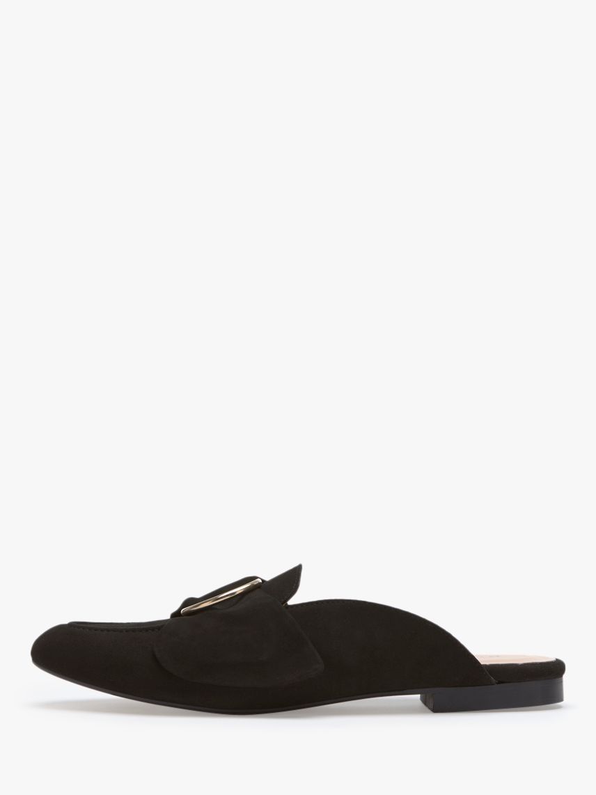 Mint Velvet Claire Backless Buckle Loafers
