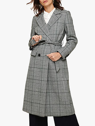 Phase Eight Carmel Check Trench Coat, Multi