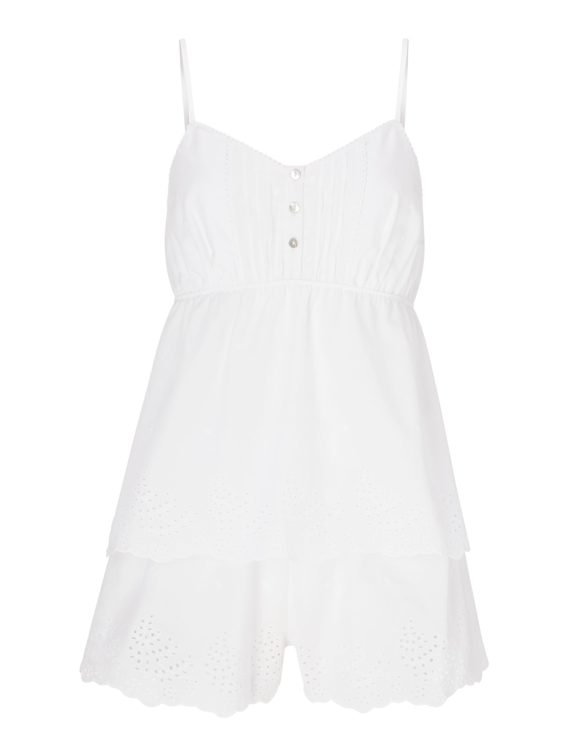 Next LUCY TIFFNEY CAMI PYJAMAS SHORT SET - Pyjama set - white