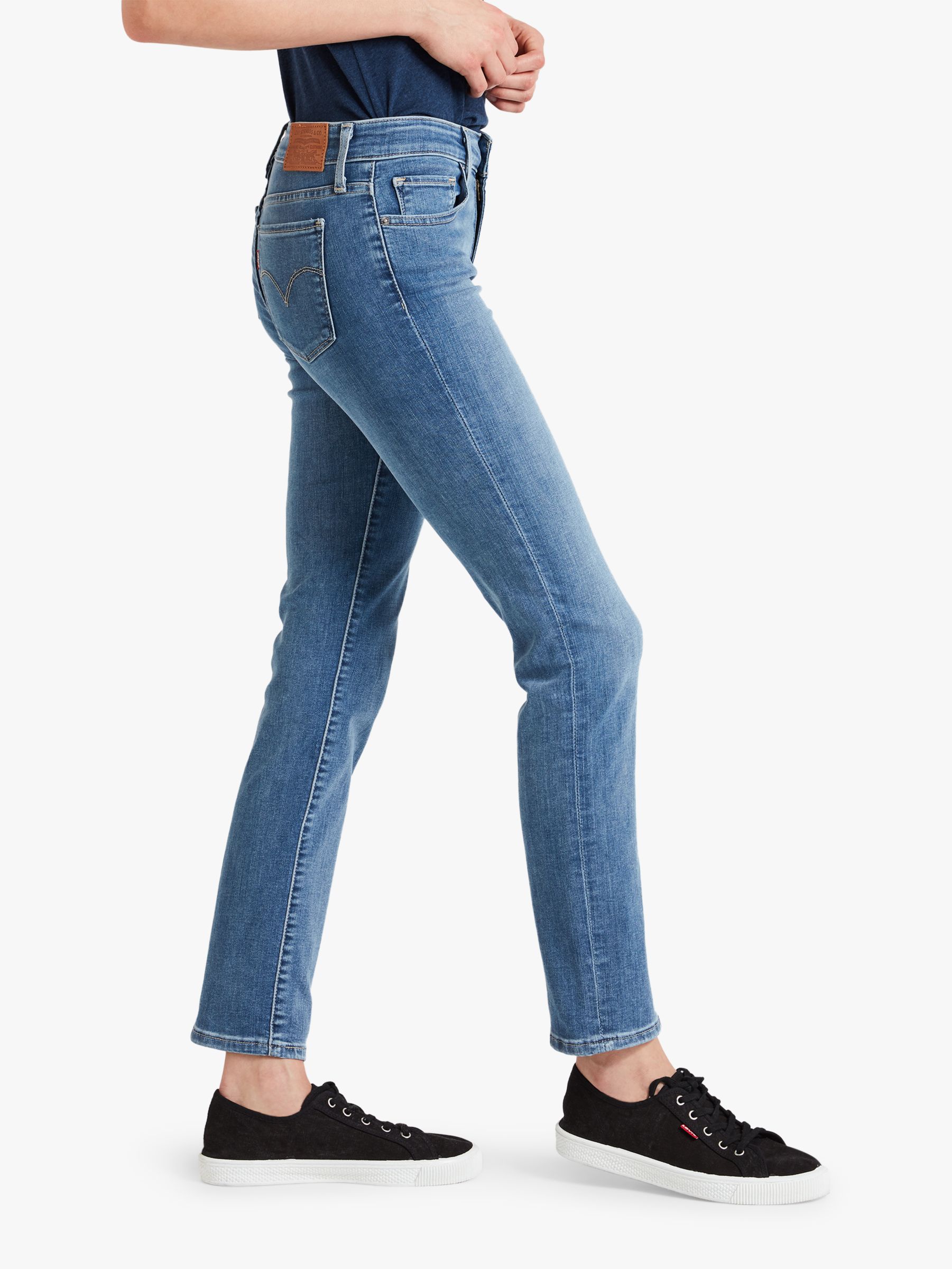 levi's 712 mid rise slim jeans
