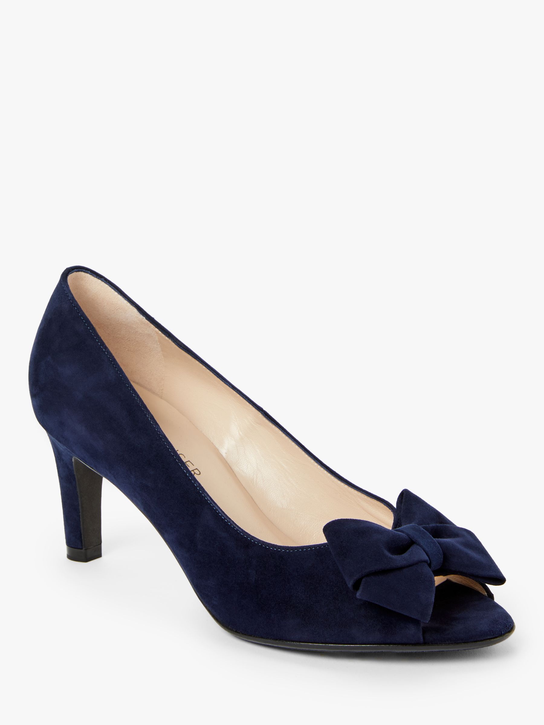 Peter Kaiser Alenja Bow Cone Heel Court Shoes