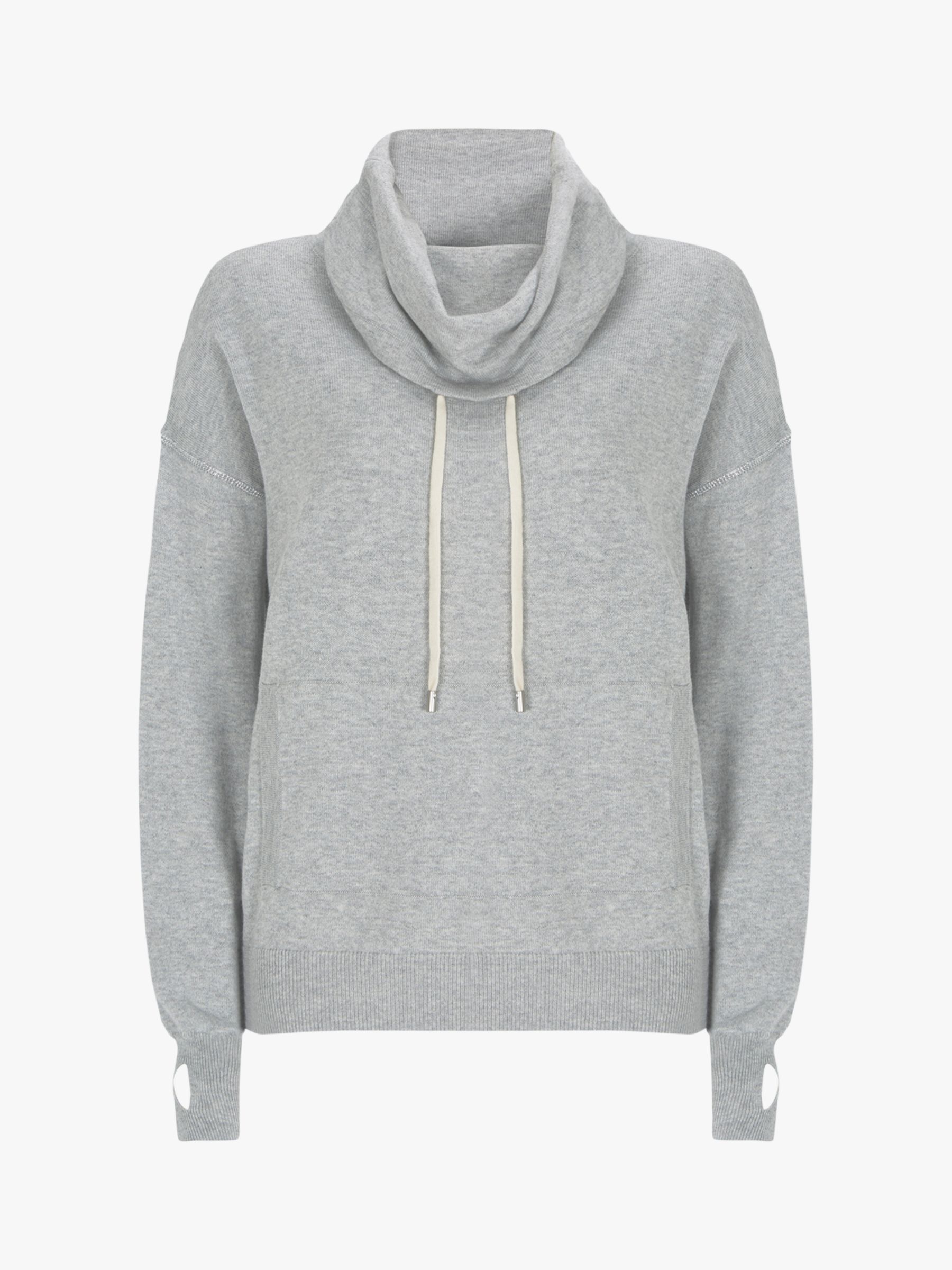 roll neck hoodie