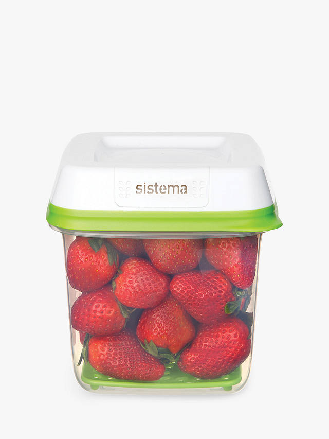 Sistema Freshworks Container 591ml Fresh Fridge Fruit Vegetables Storage 