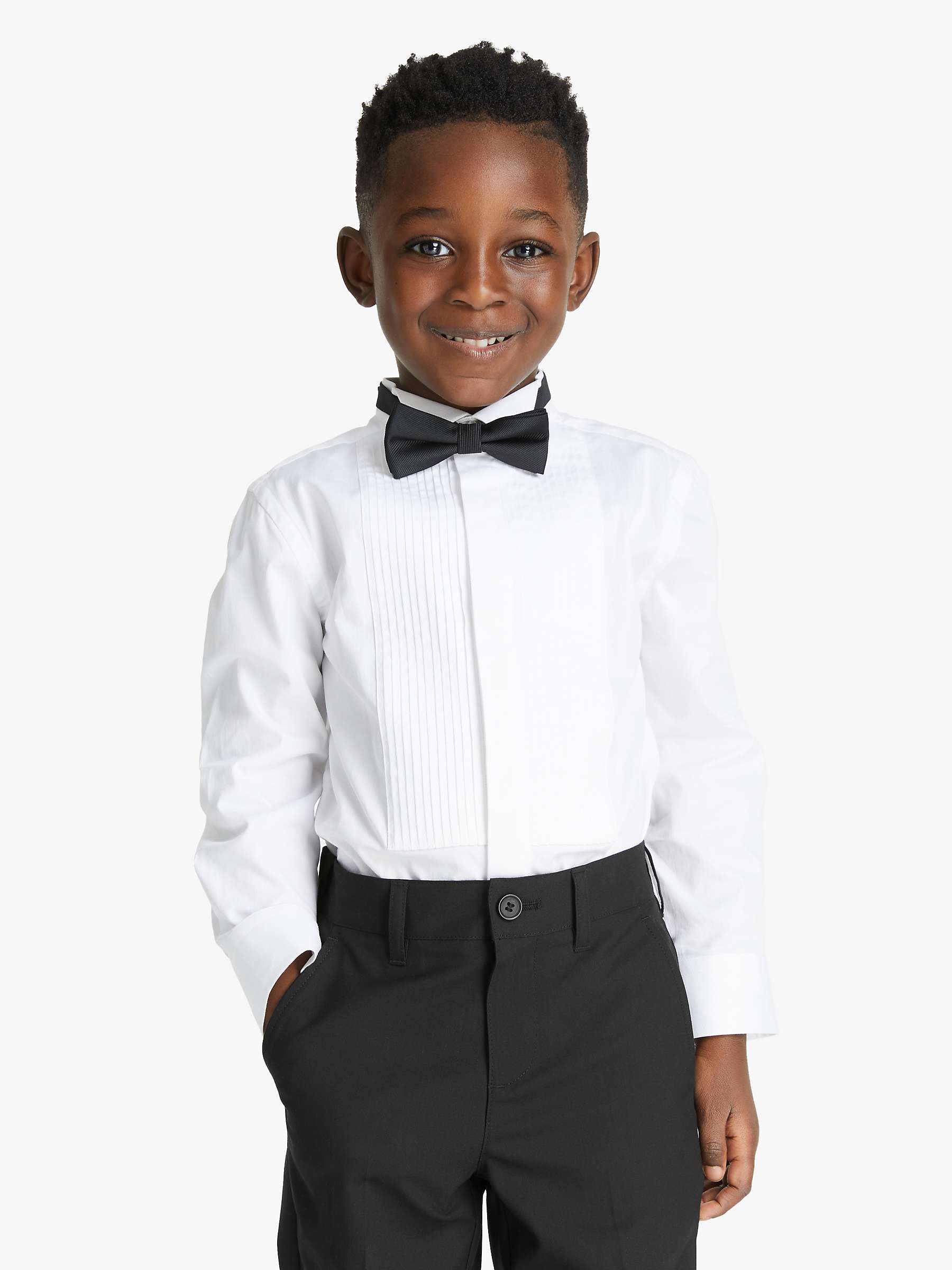 Buy John Lewis Heirloom Collection Kids' Dress Shirt, White Online at johnlewis.com