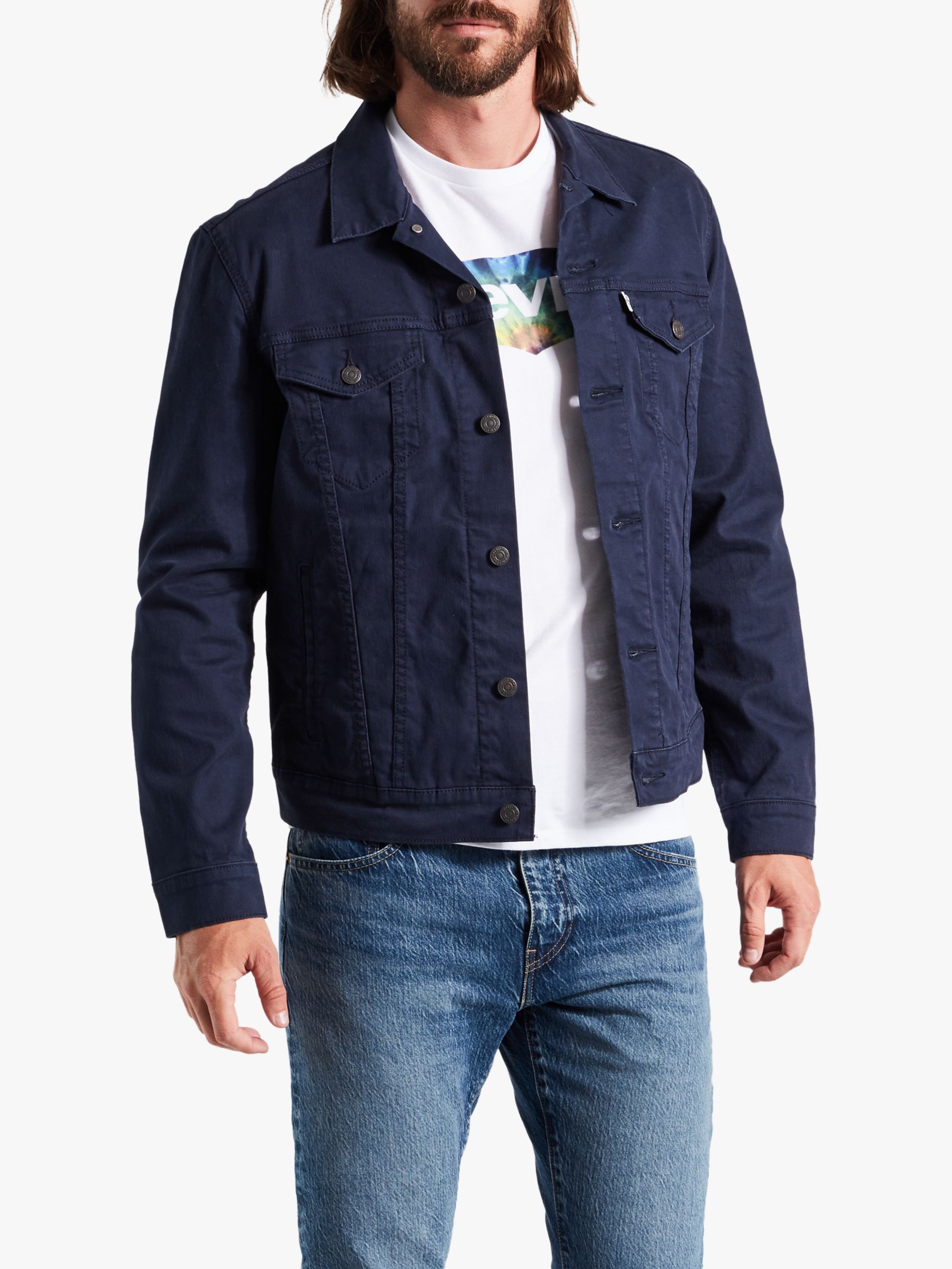levi's trucker jacket navy online