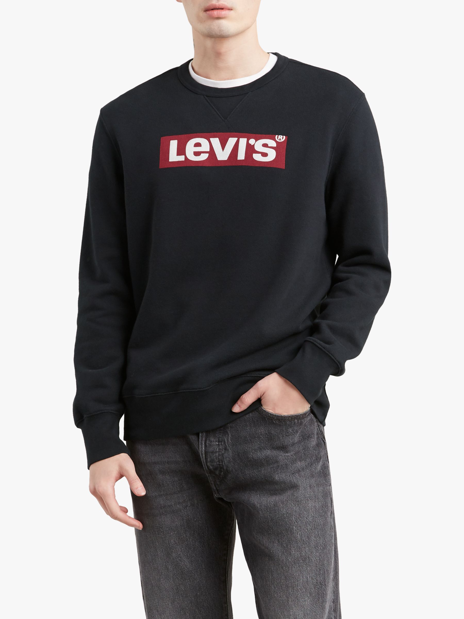 levi's logo sweatshirt