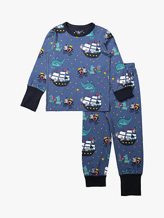 Polarn O. Pyret Children's Fairytale Pyjamas, Blue