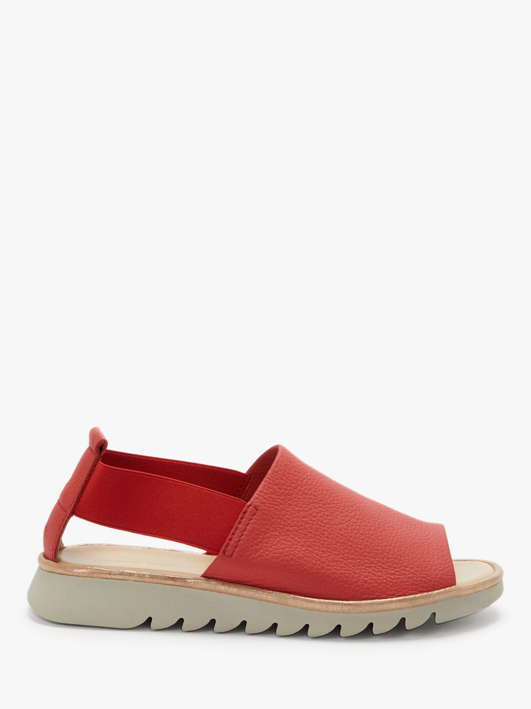 red flatform shoes