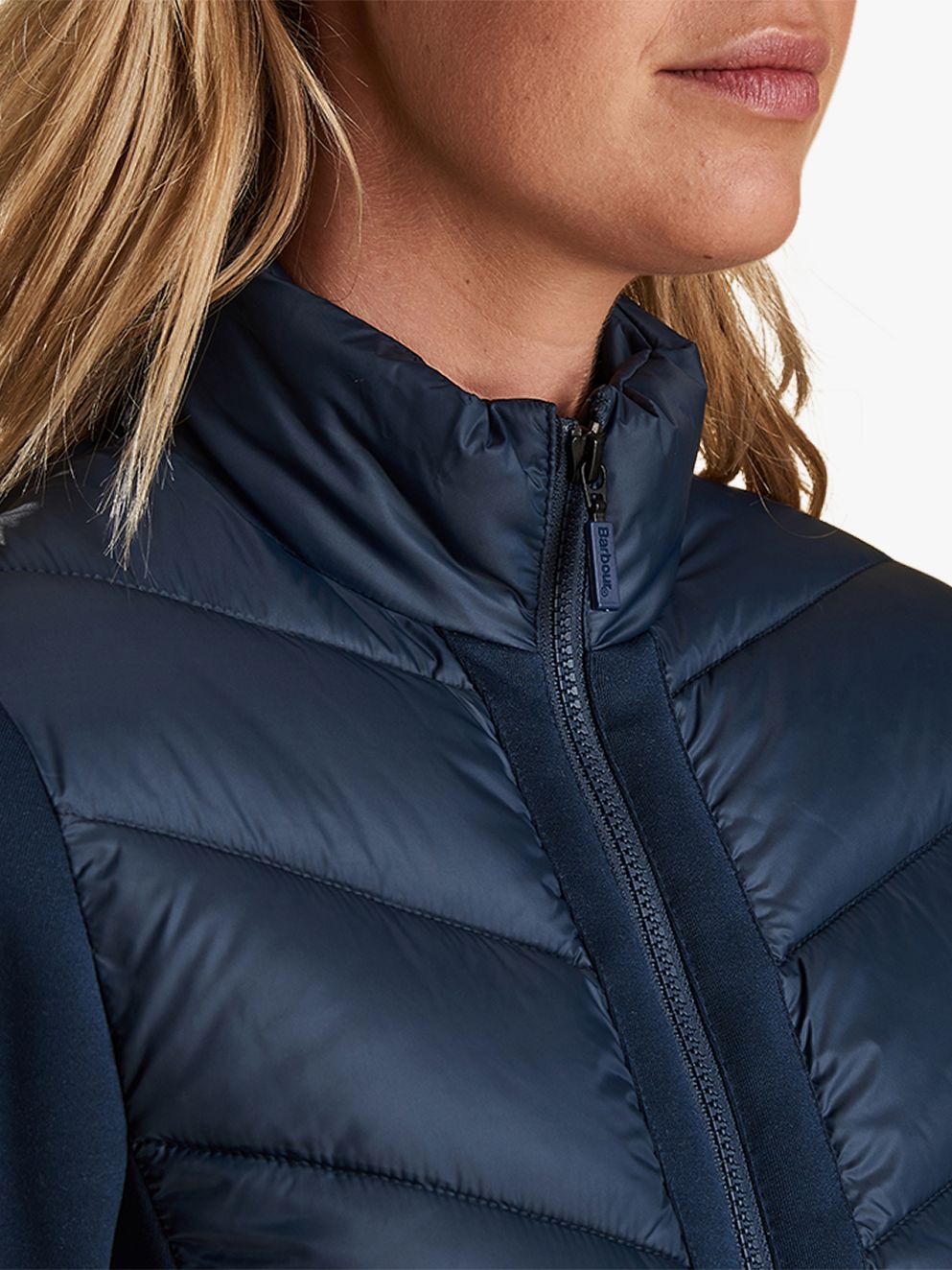 Barbour Hirsel Quilted Jacket, Navy at 