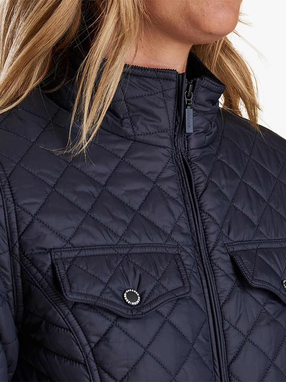 Barbour Sailboat Quilted Jacket, Navy 