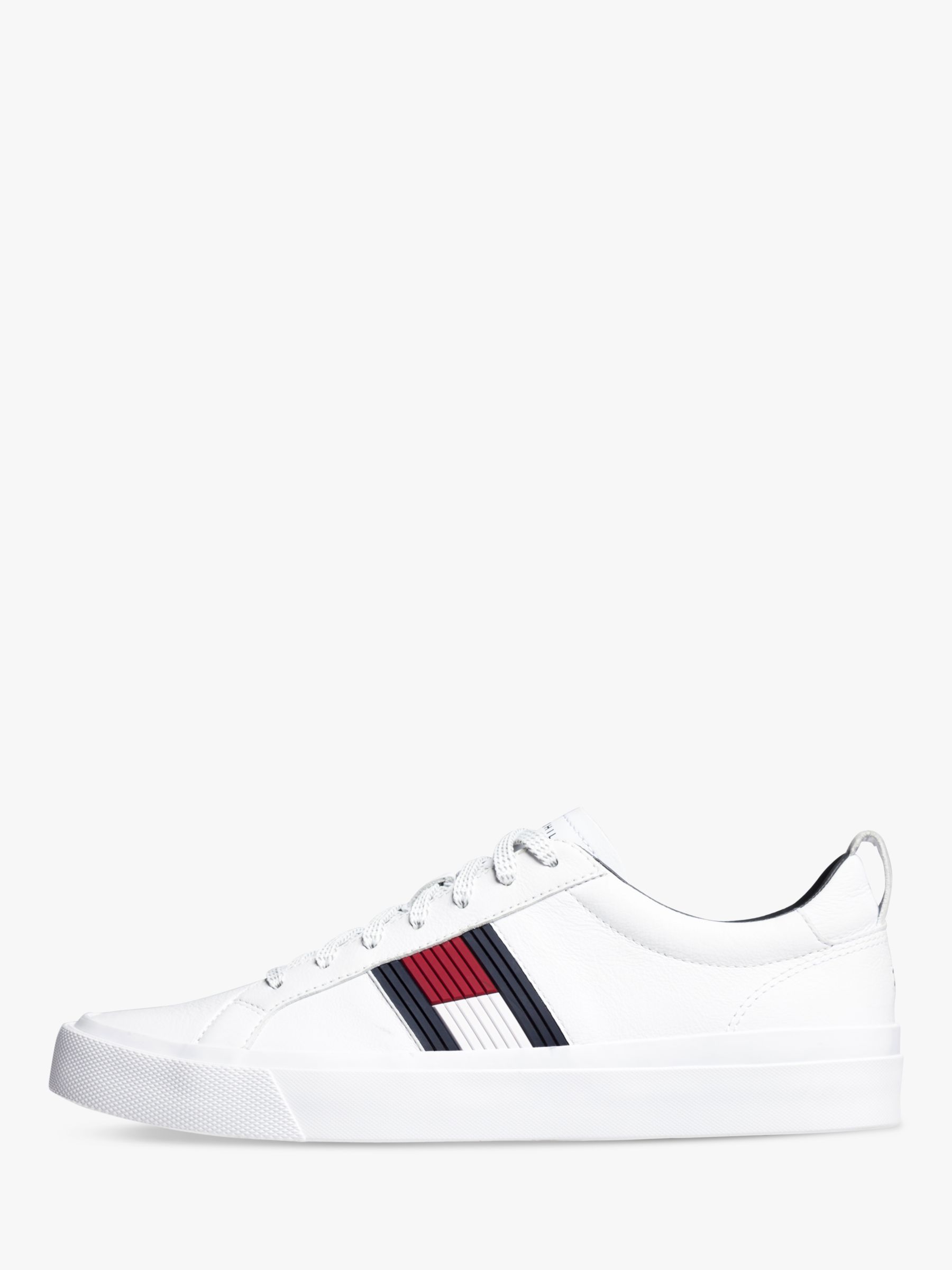 tommy hilfiger white flag trainers