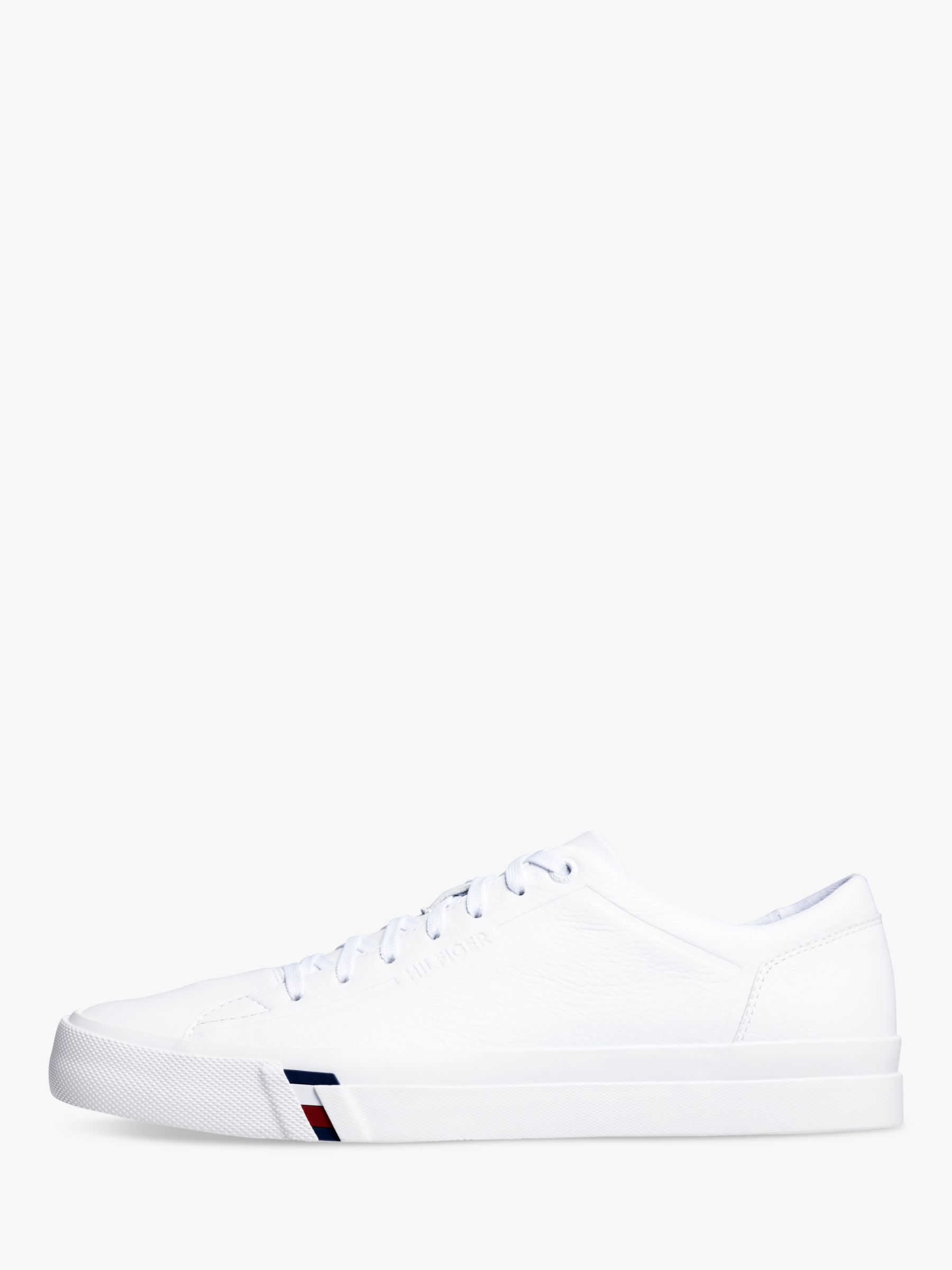 tommy hilfiger corporate leather trainers