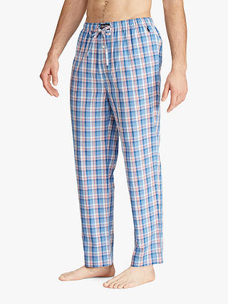 Ralph Lauren Woven Check Pyjama Pants, Blue