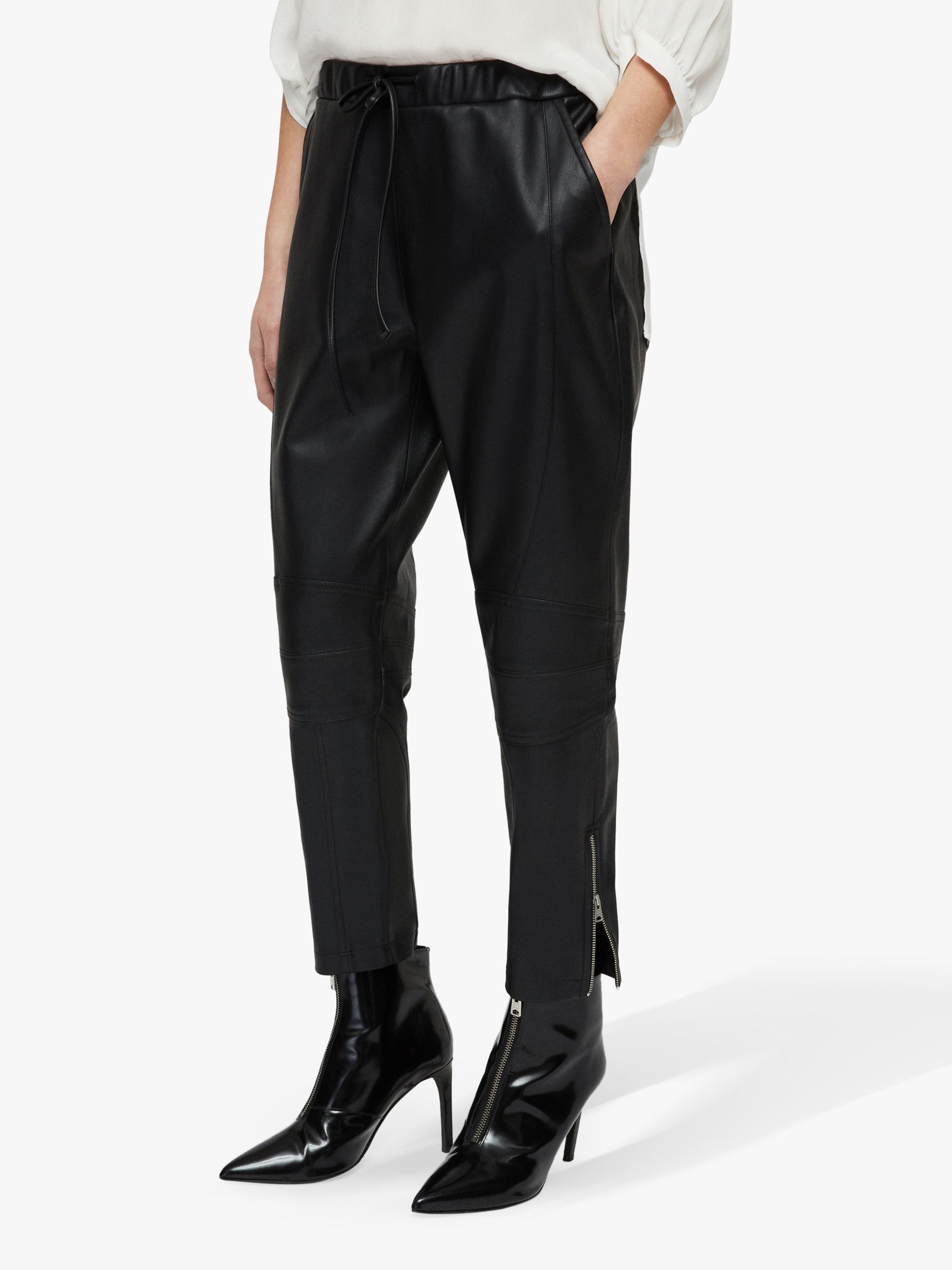 AllSaints Tinsley Trousers, Black at 