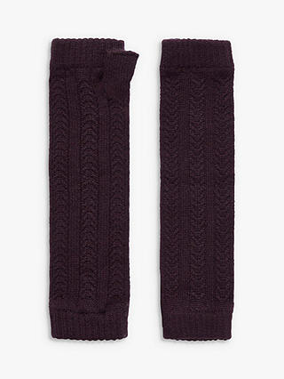 Brora Cable Knit Cashmere Wrist Warmers