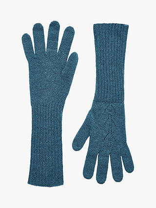 Brora Pointelle Cashmere Gloves