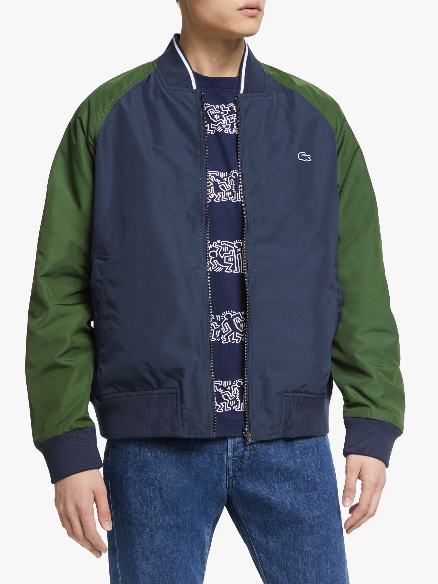 lacoste jacket navy blue