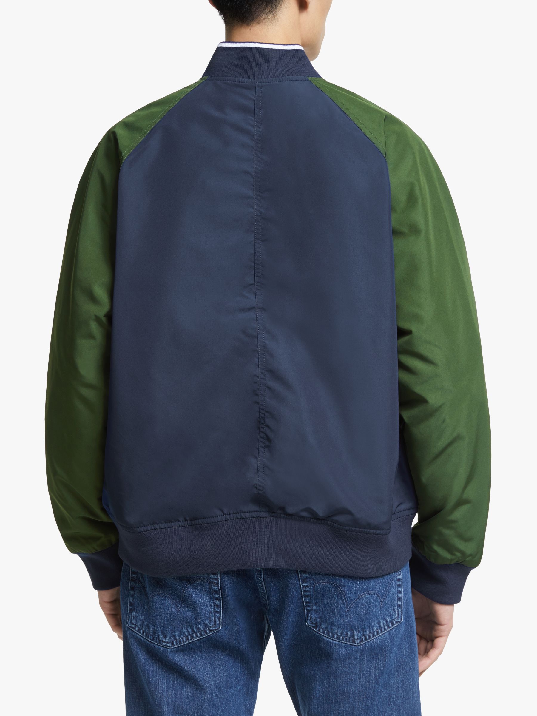 lacoste bomber jacket green
