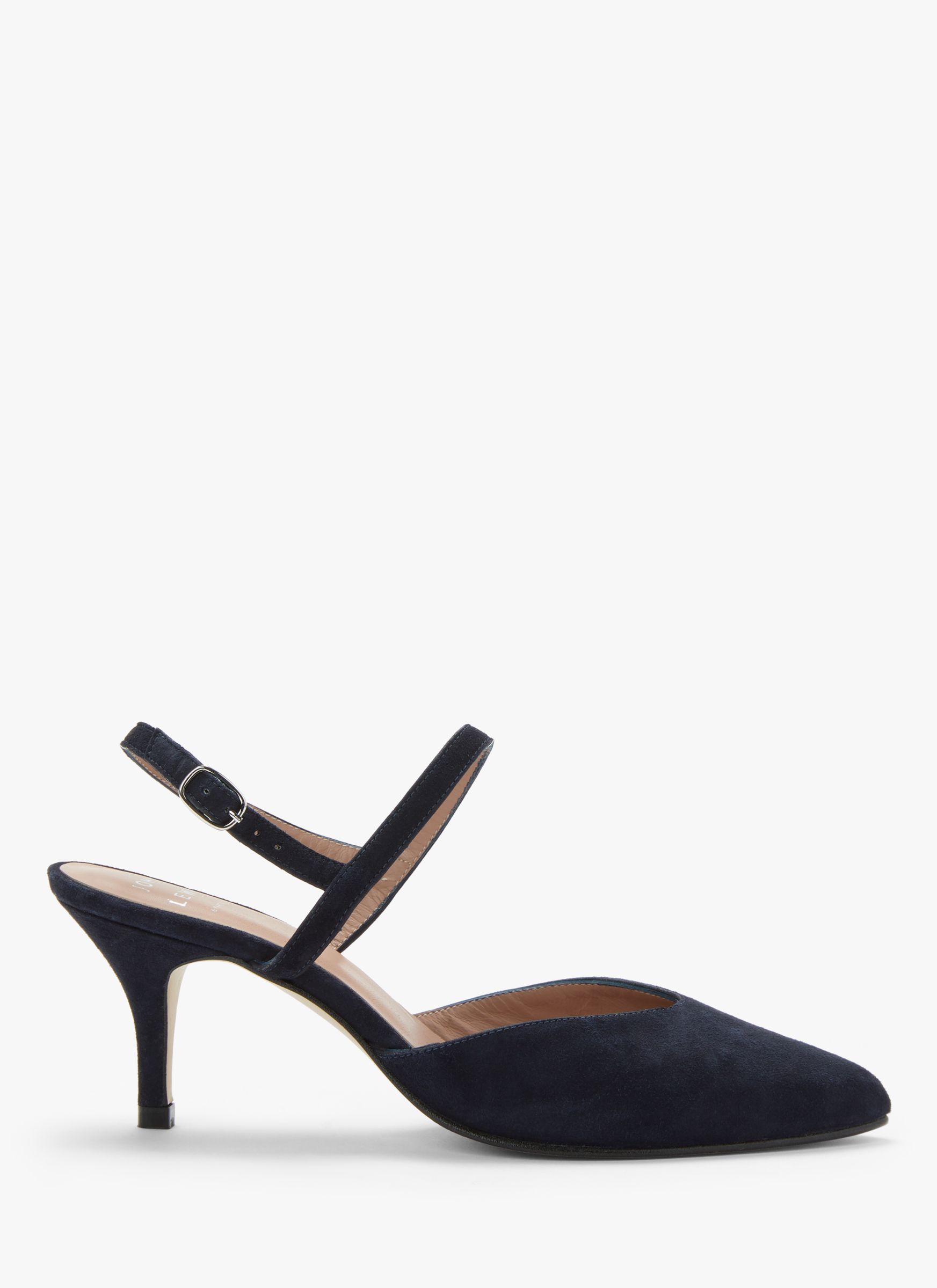 ladies navy ankle strap shoes
