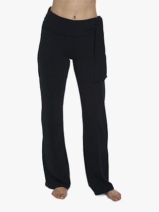 M Life Relaxed Yoga Tie Pants, Black