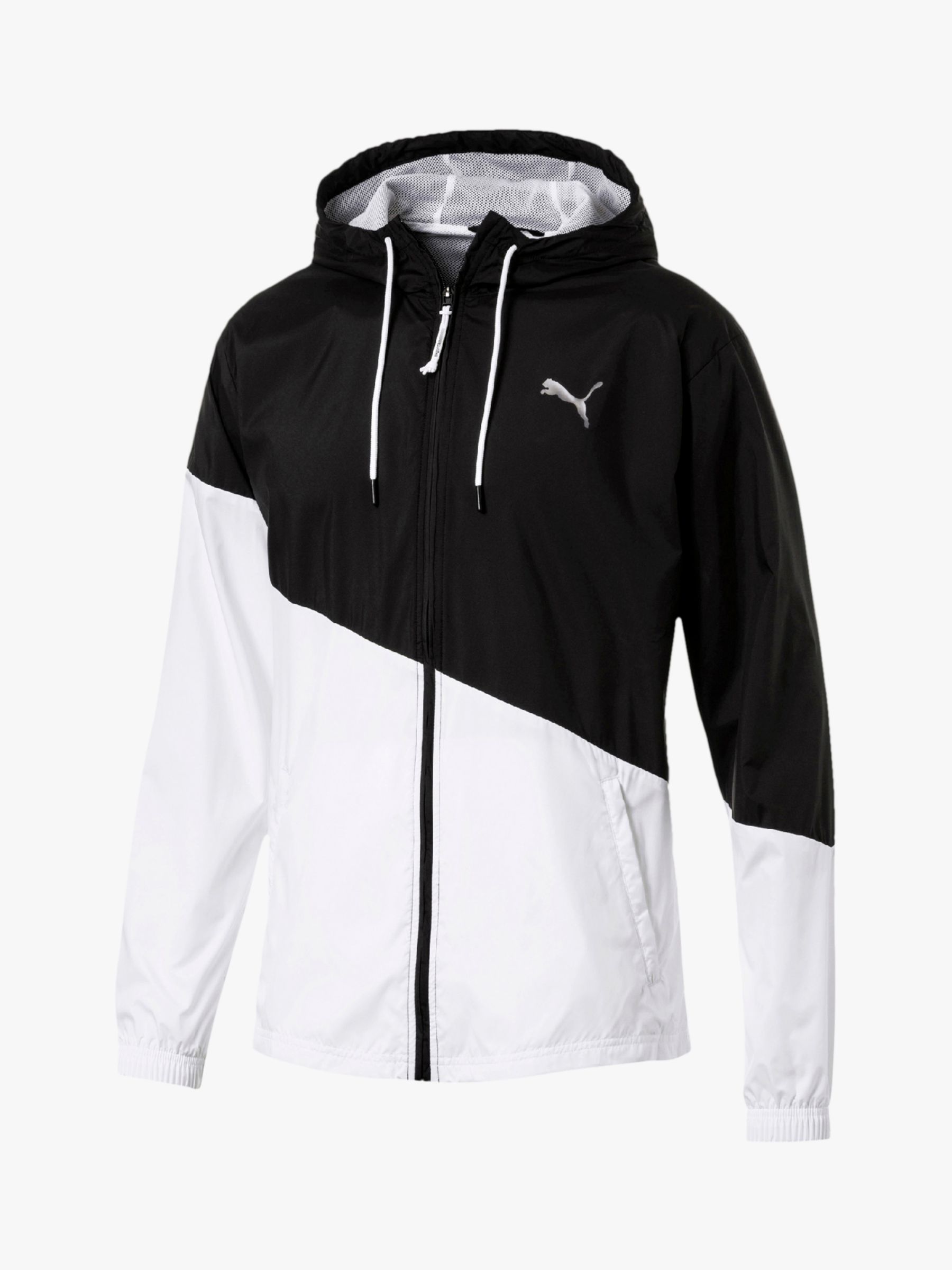 black and white puma jacket