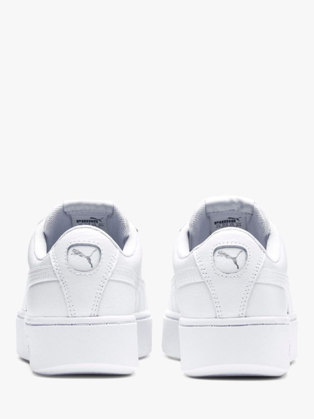 Puma vikky stacked sale women's trainers white