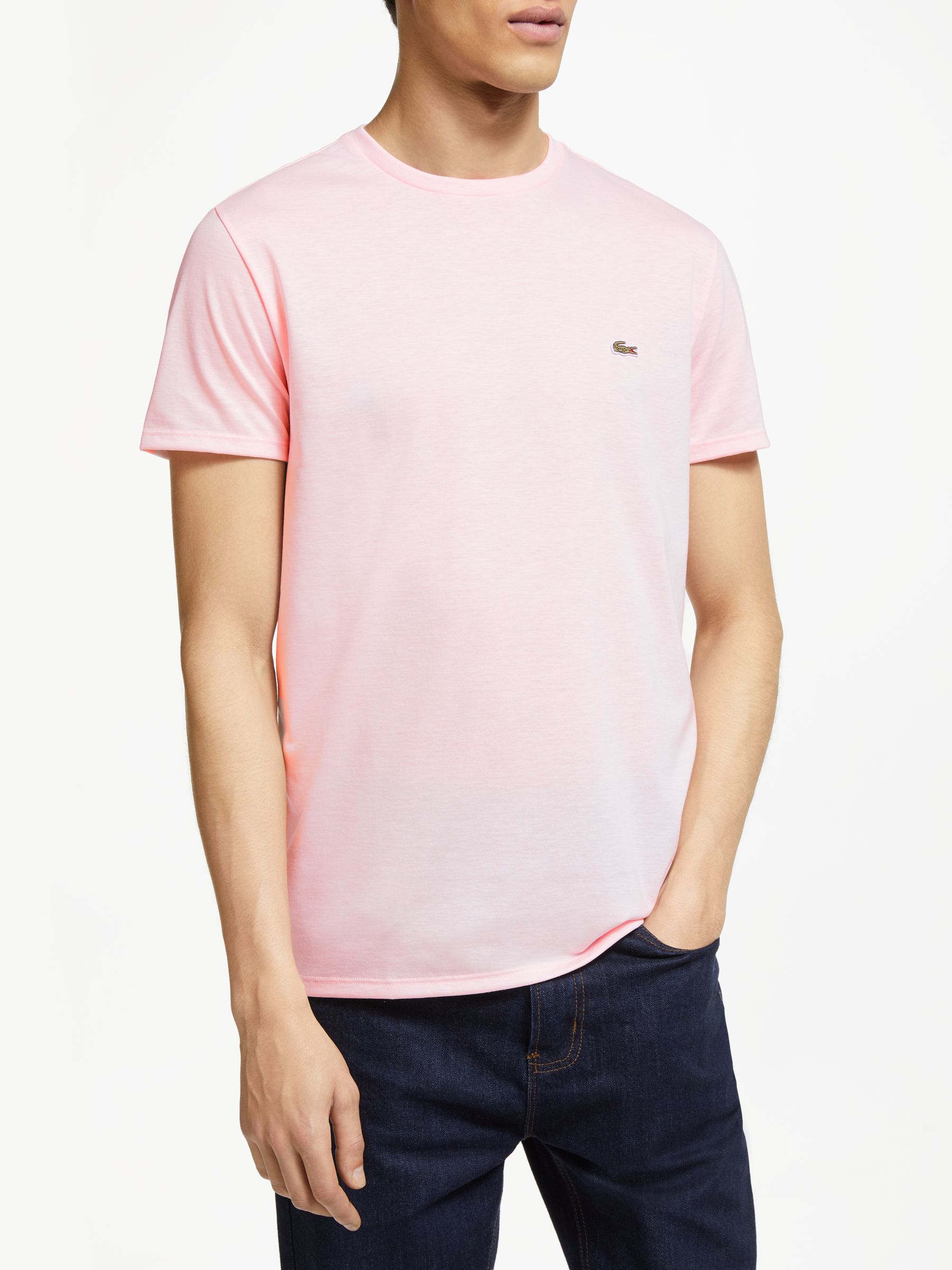 lacoste t shirt pink