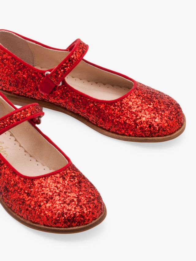 Kids red glitter on sale shoes