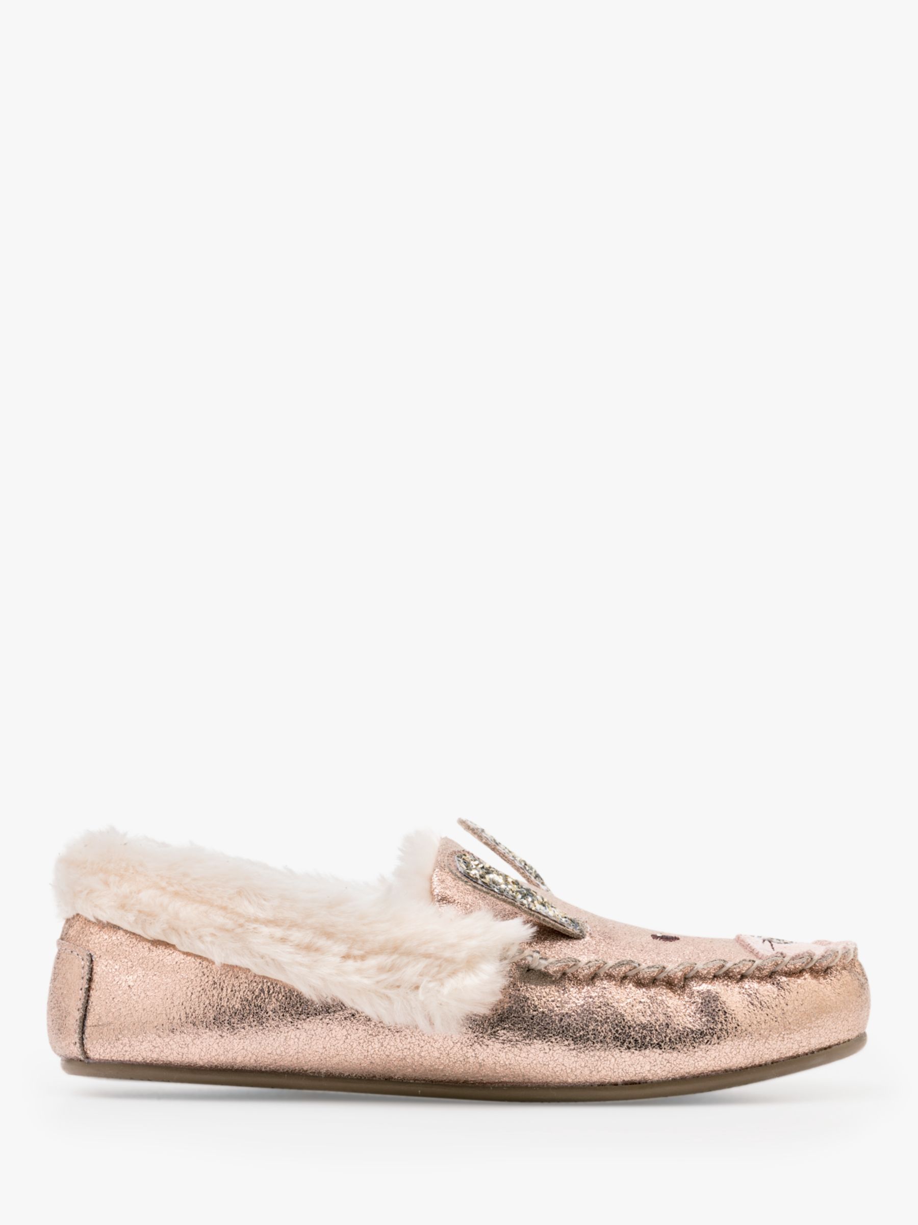 rose gold slippers
