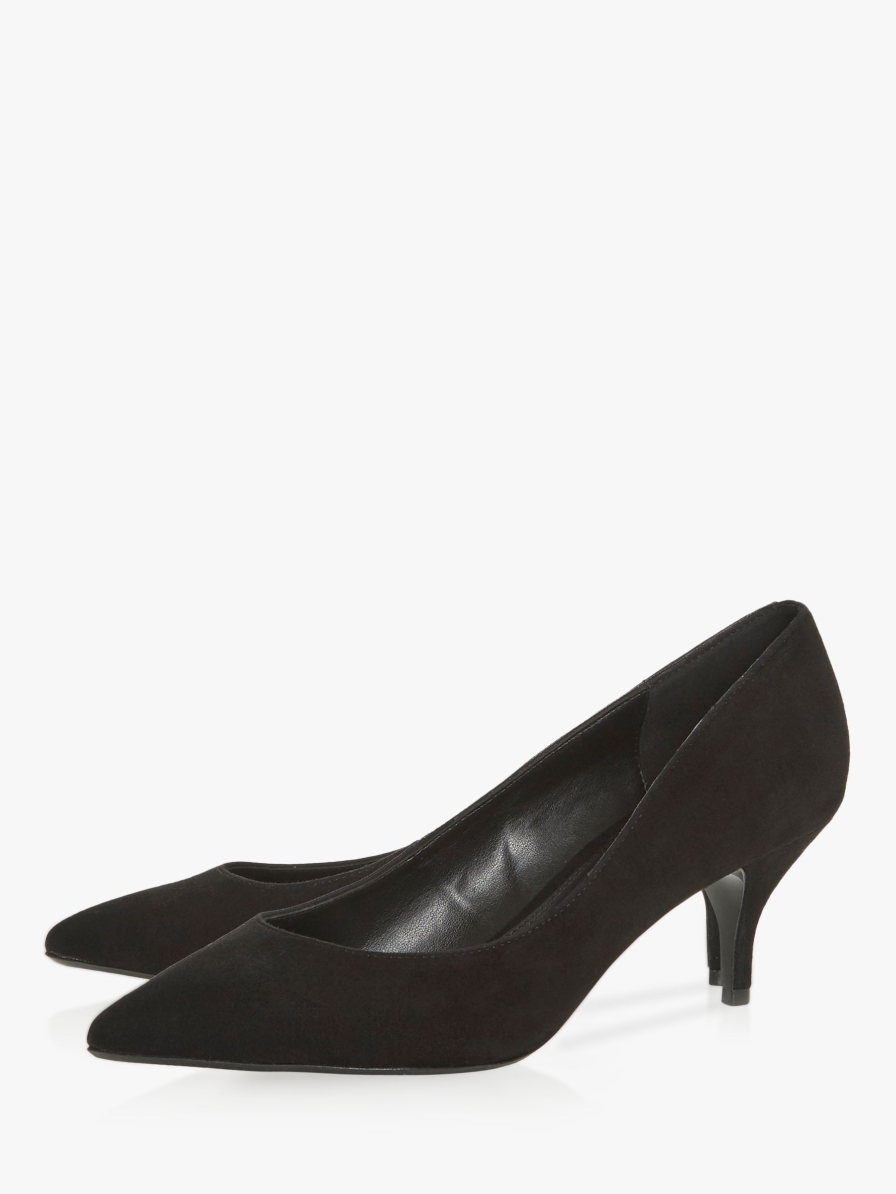 Dune Alma T Kitten Heel Court Shoes