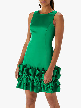 Coast Paris Ruffle Dress, Emerald