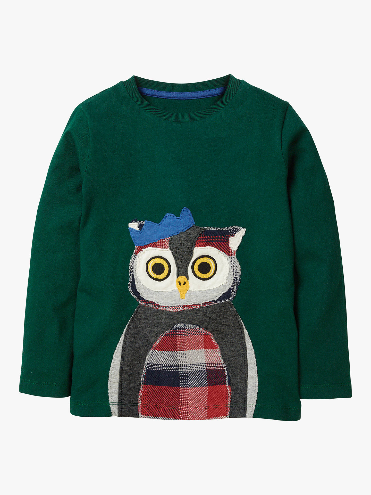 Mini Boden Boys Applique long sleeve top cotton UK Size 3-4 years Brand new 