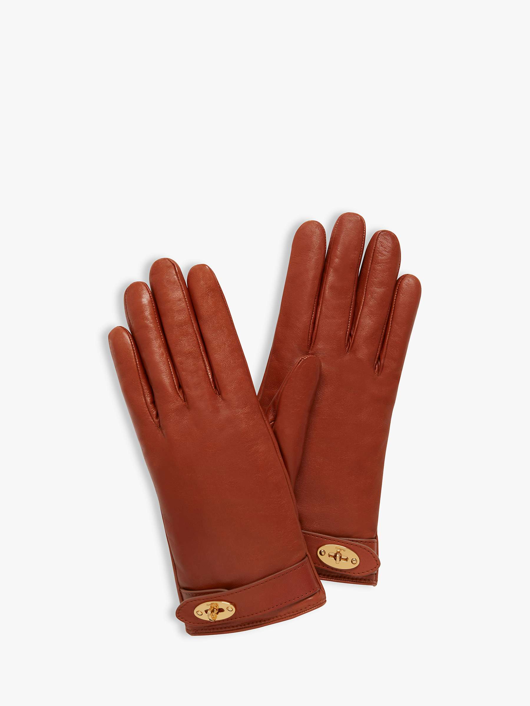 Buy Mulberry Women's Darley Nappa Leather Gloves Online at johnlewis.com