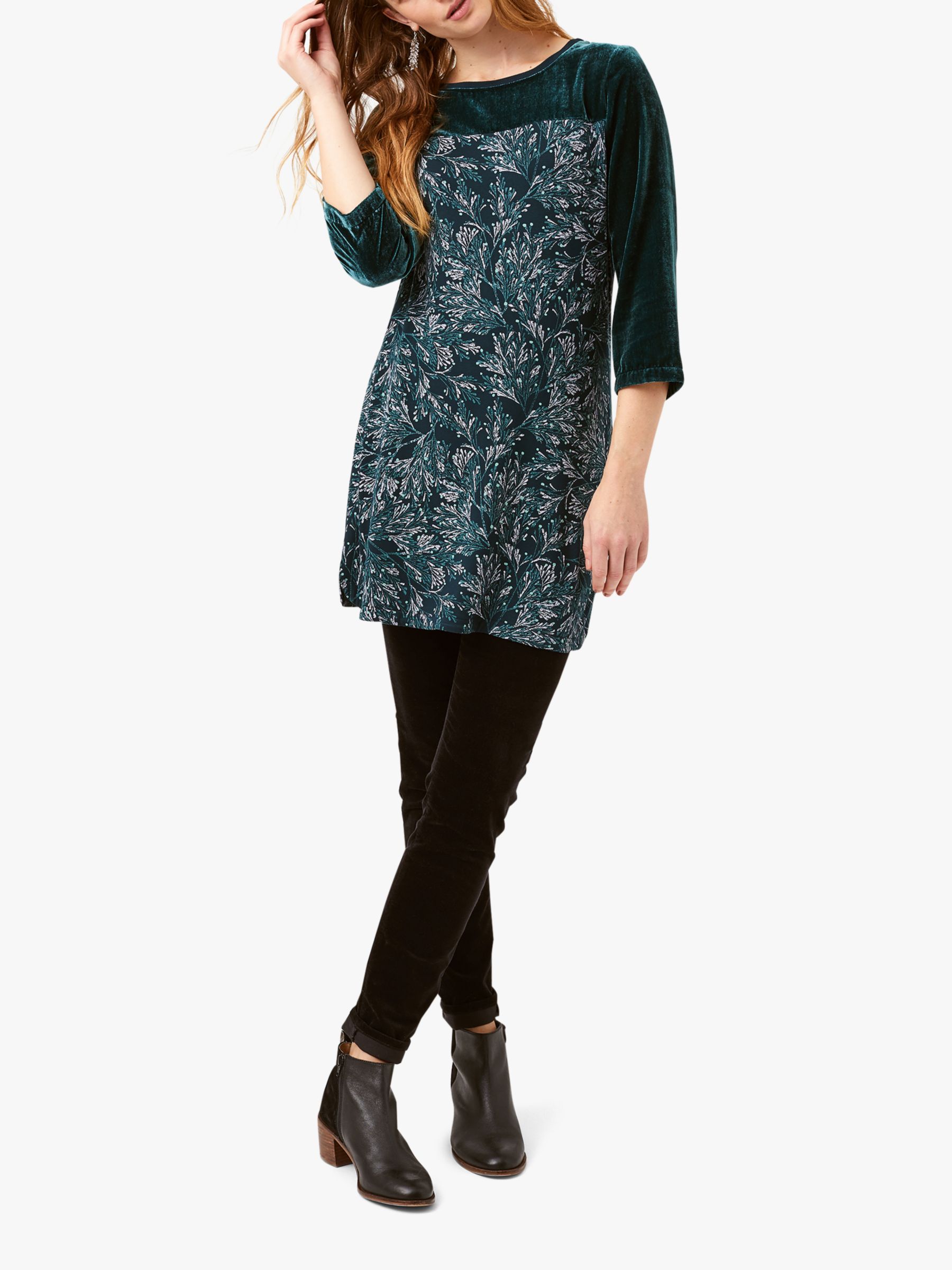 velvet tunic shirt