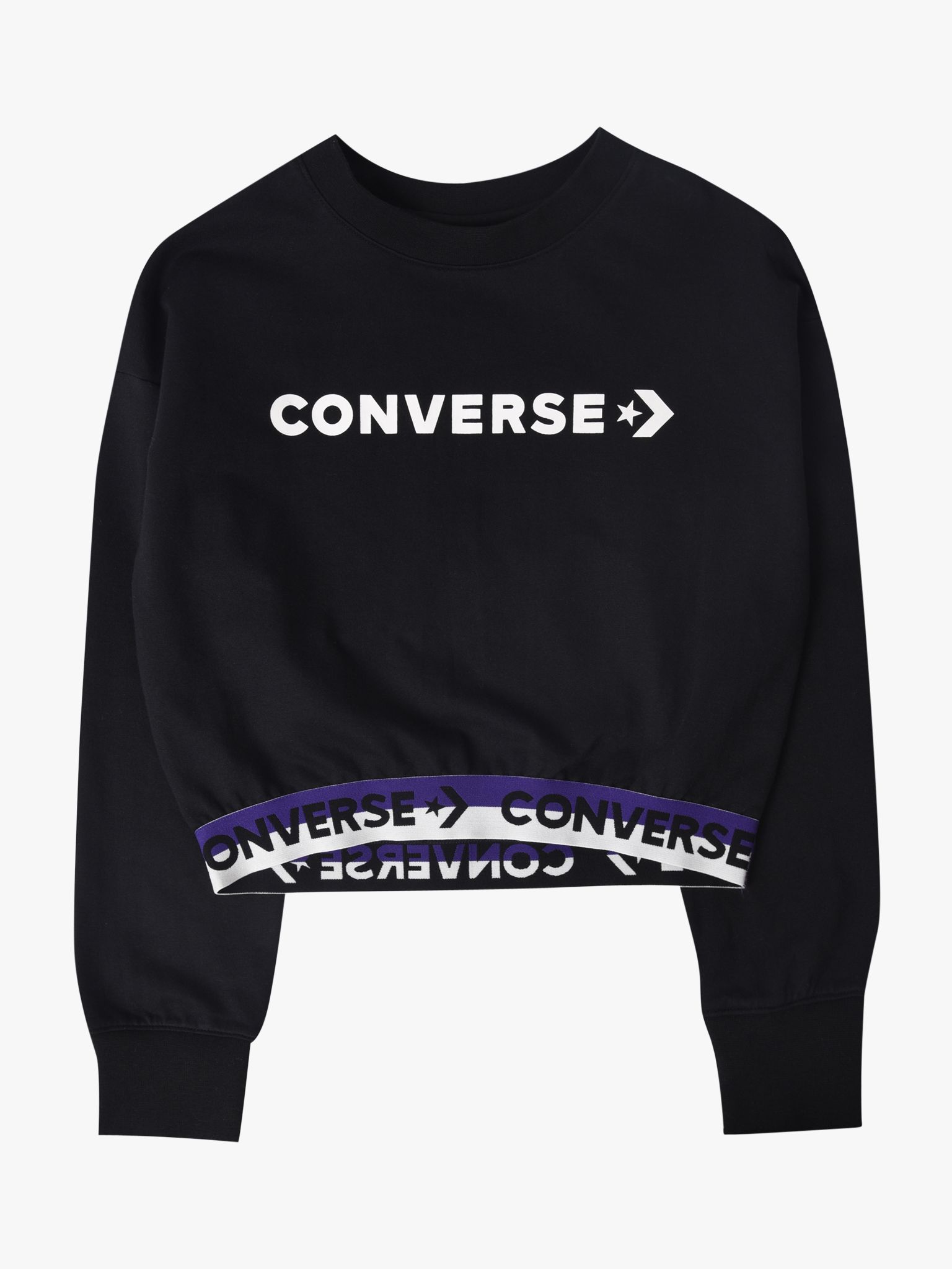 black converse jumper