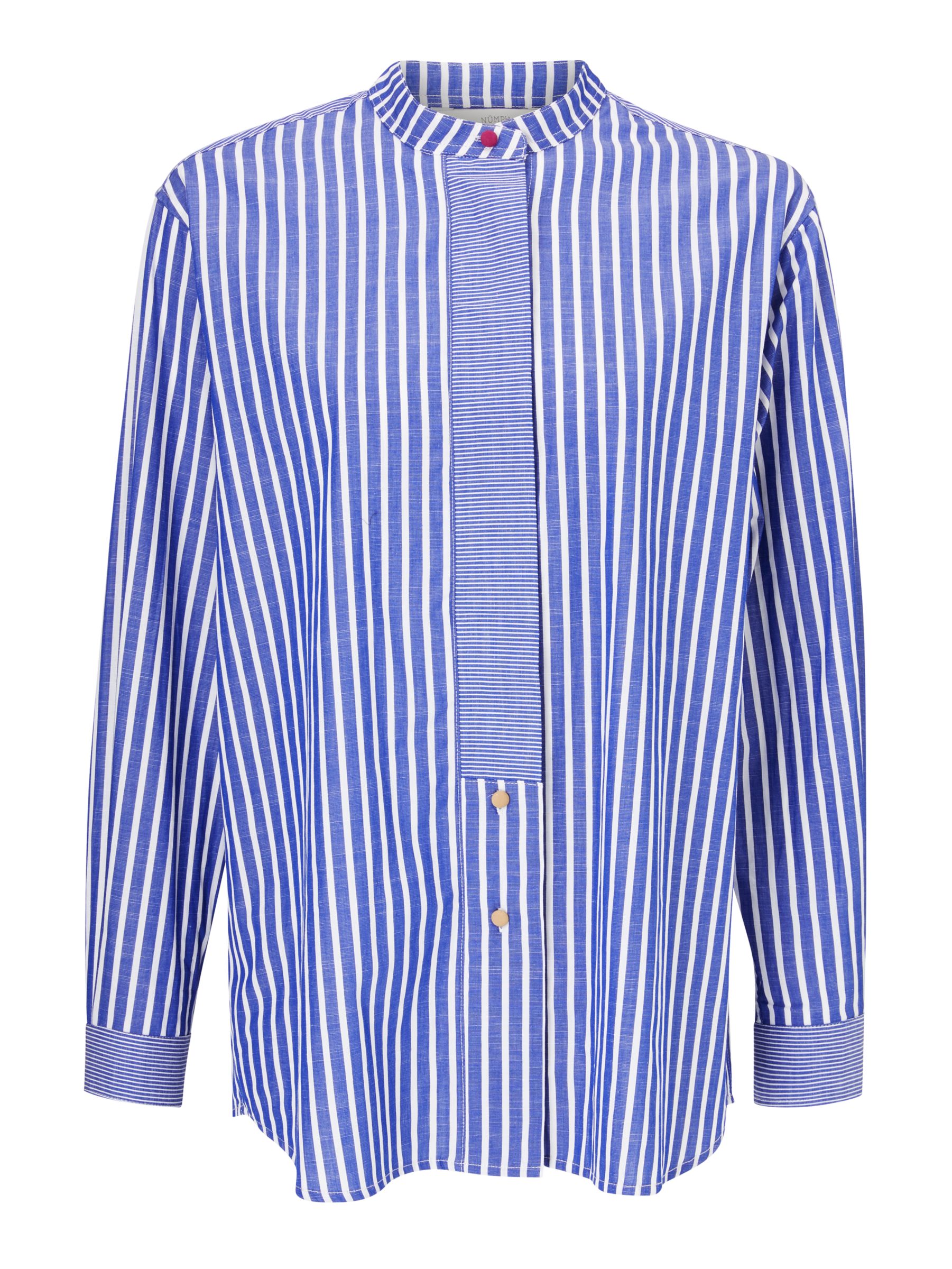 Numph Indie Cotton Shirt, Blue