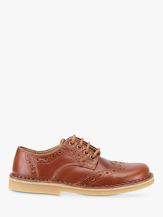 Start-Rite Children's Tiptoe Brogue Shoes, Tan