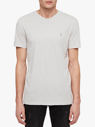 AllSaints Tonic V-Neck T-Shirt, Lunar Grey