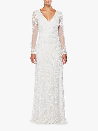Raishma Embellished Bridal Gown, White