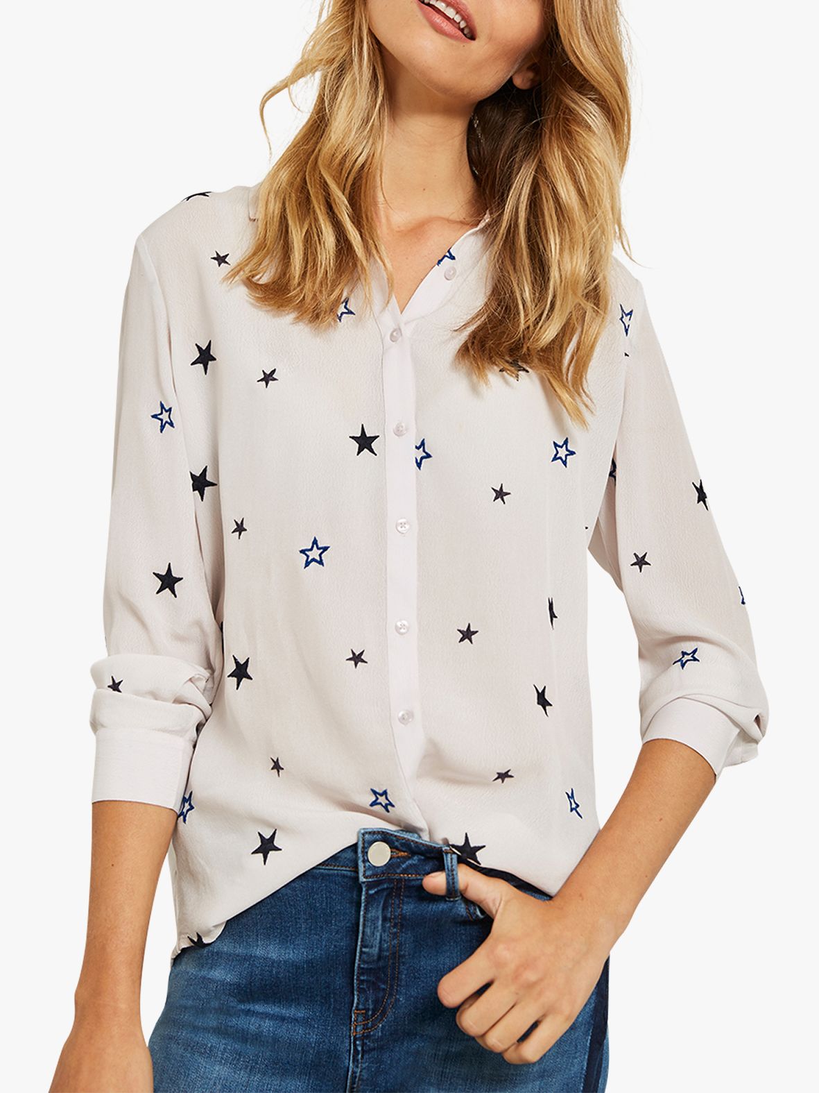 mint velvet star blouse