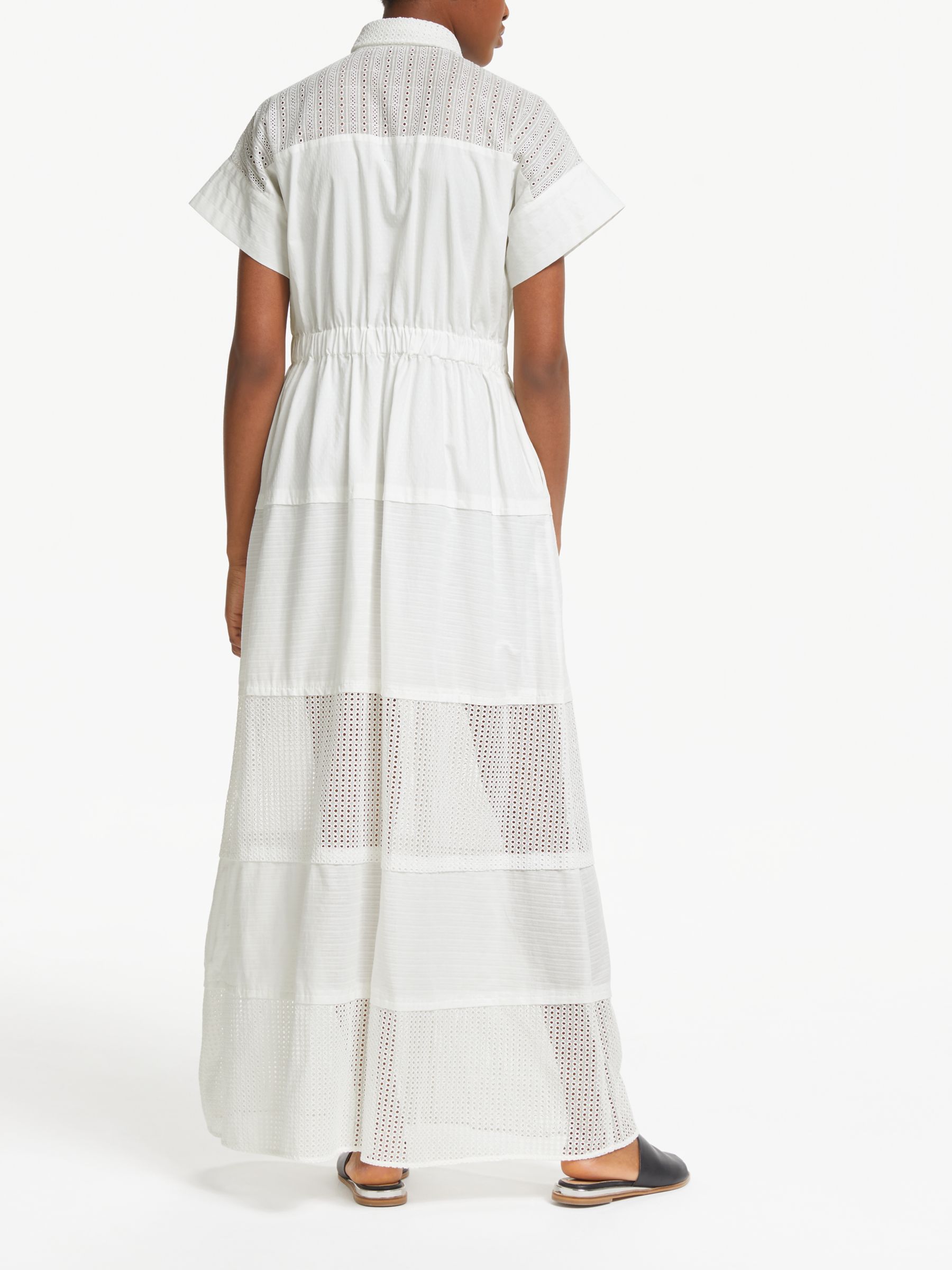 Weekend MaxMara Broderie Maxi Dress, White