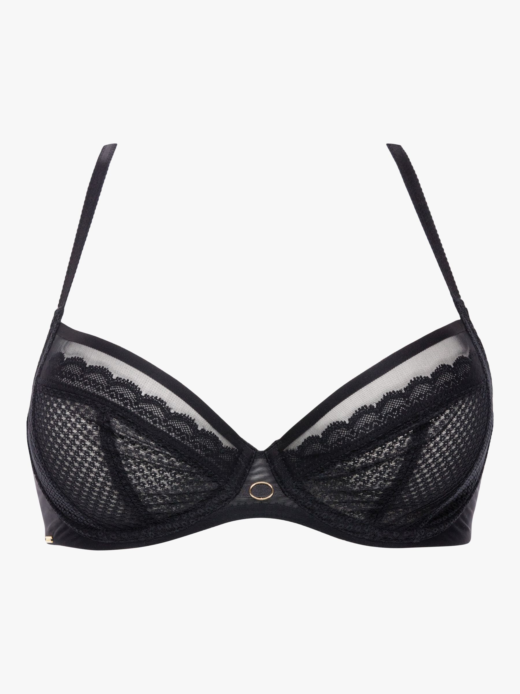 Chantelle Parisian Allure Covering Underwired Bra, Black at John