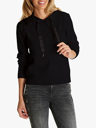 Betty & Co Embellished Drawstring Hoodie
