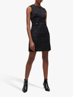 Warehouse sparkle hot sale tweed dress