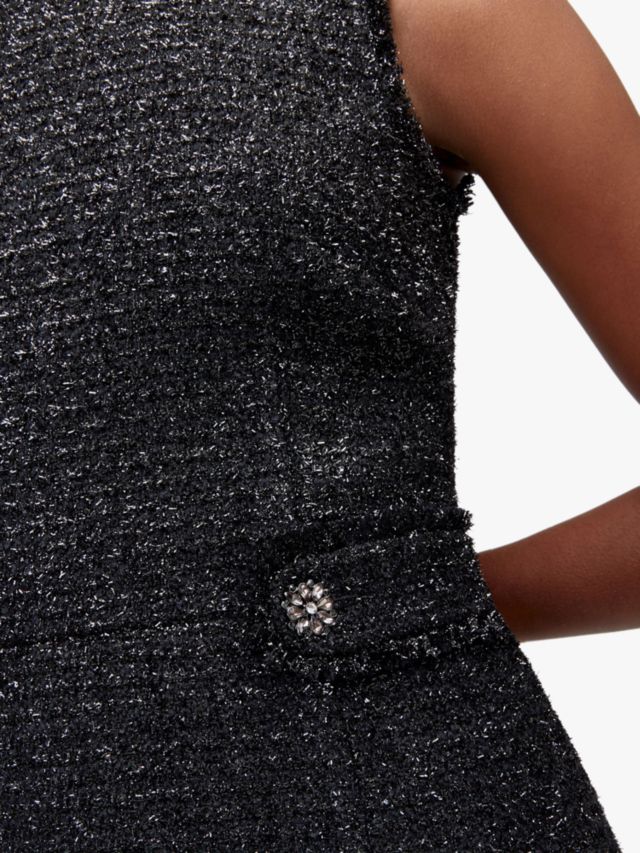 Warehouse mono sparkle tweed hot sale dress