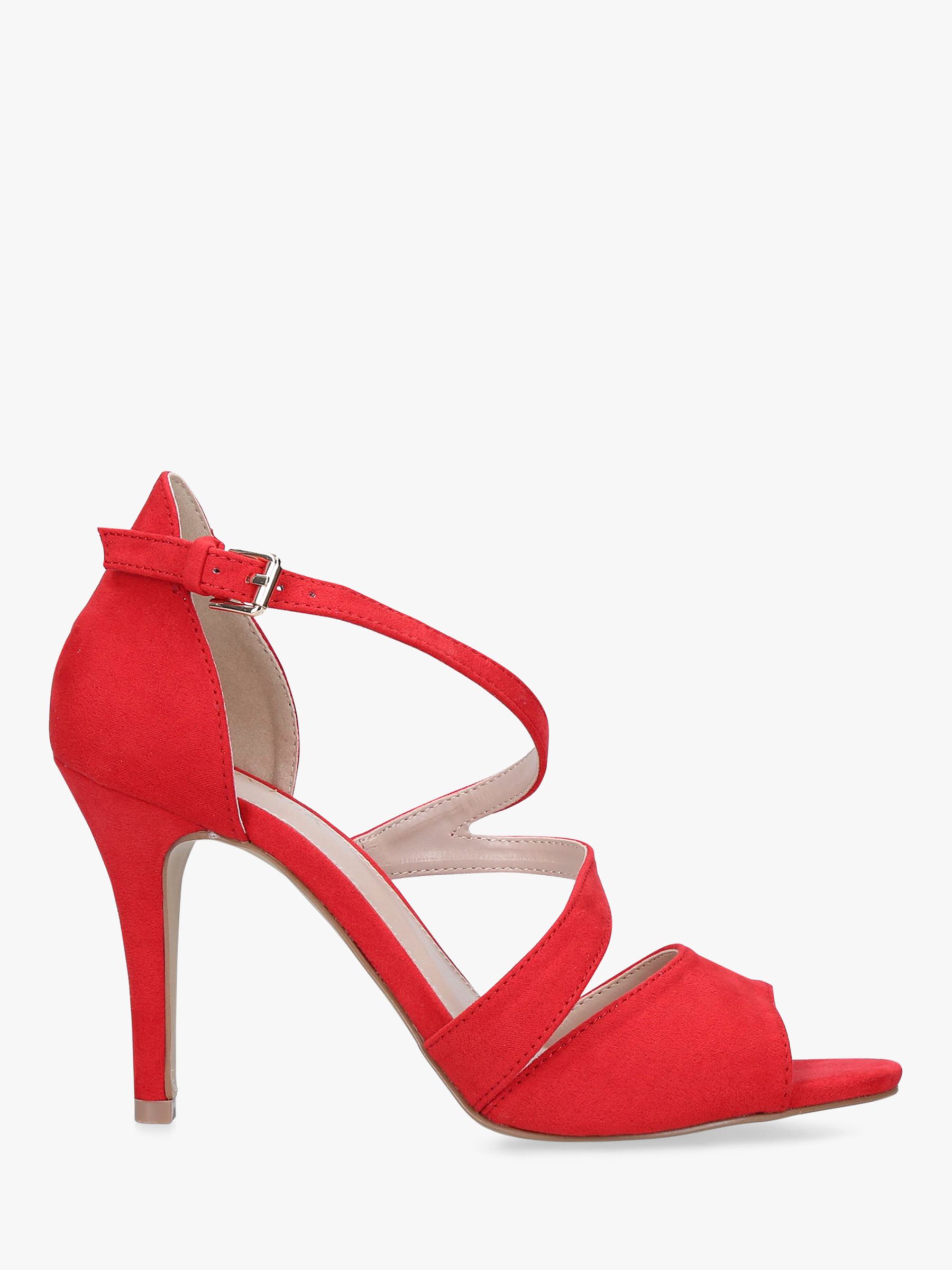red carvela heels