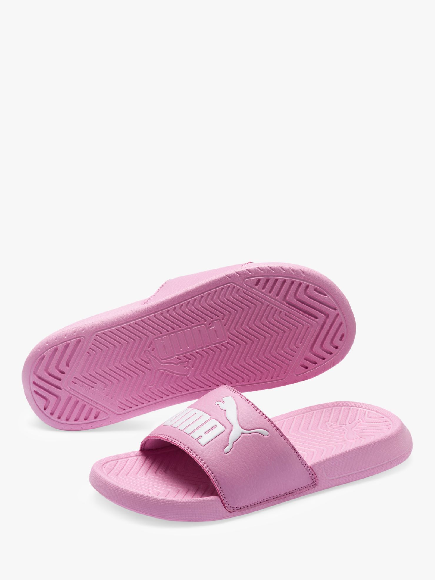 girls puma sliders