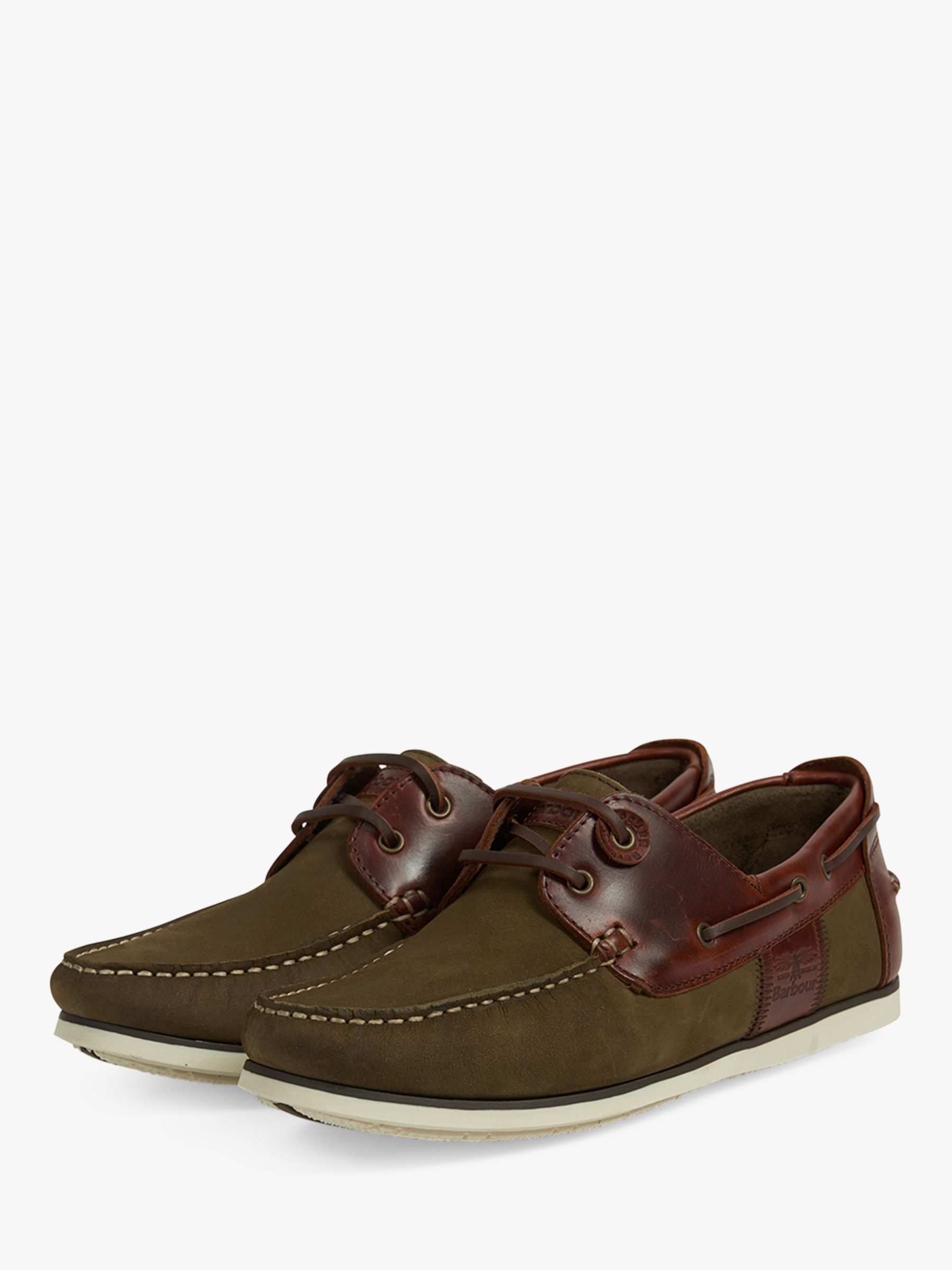 barbour capstan boat shoes brown