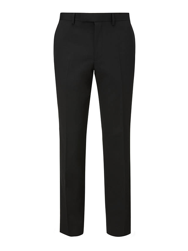 John Lewis & Partners Washable Tailored Suit Trousers, Black at John ...