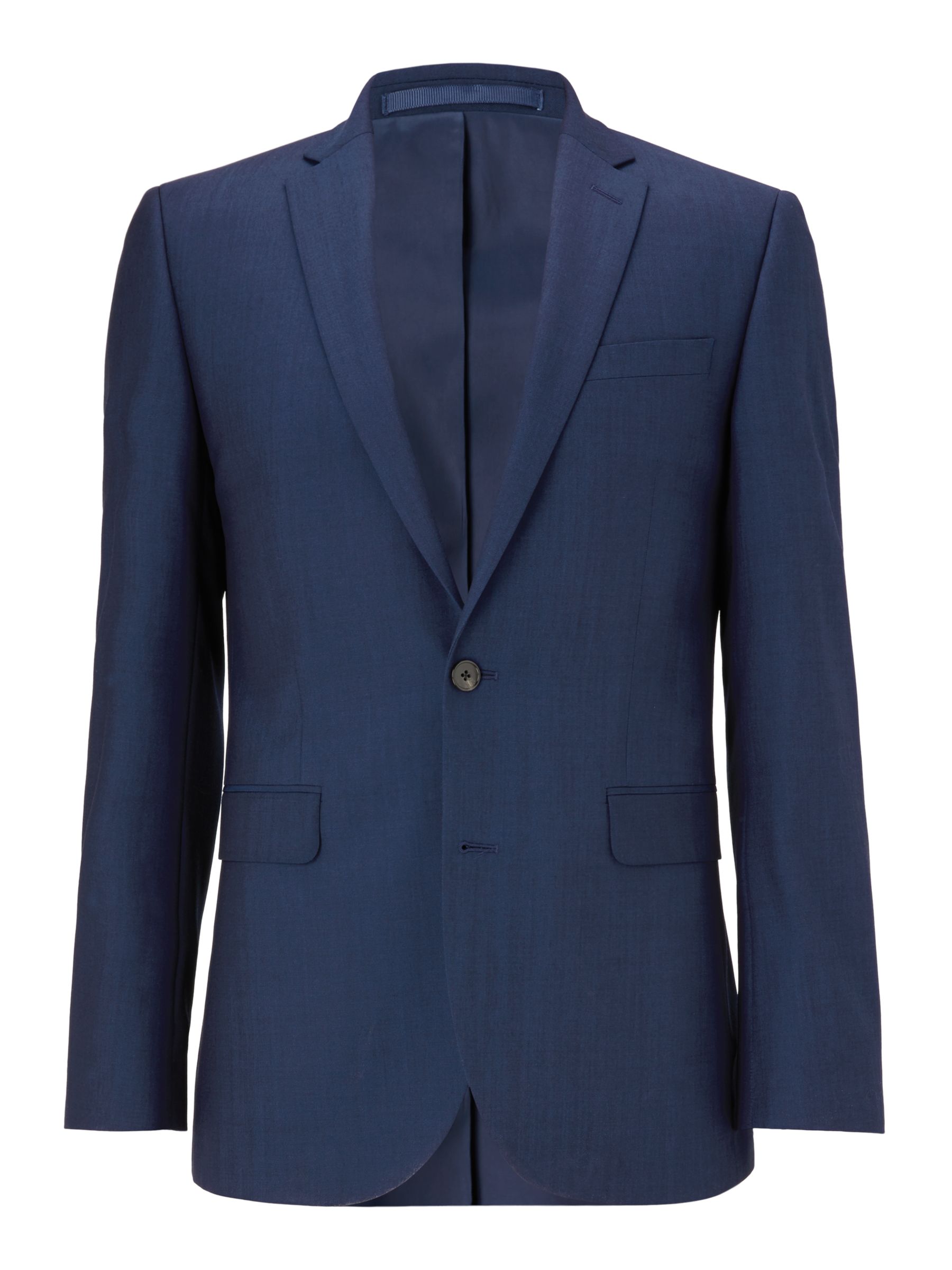 John Lewis & Partners Washable Tailored Suit Jacket, Navy at John Lewis ...